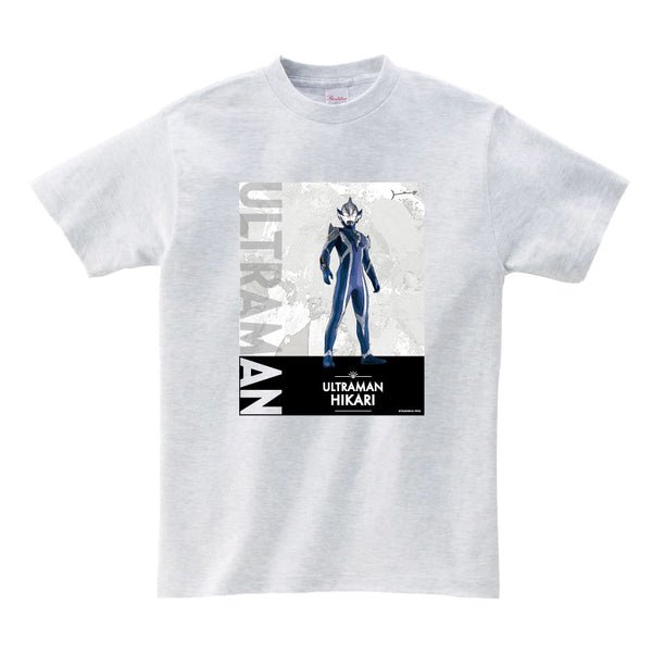 ウルトラマン Tシャツ ウルトラマンヒカリ ウルトラマンシリーズ all-ultra アッシュ ULTRAMAN メンズ S ～ XXL 杢グレー [ulta00363120]