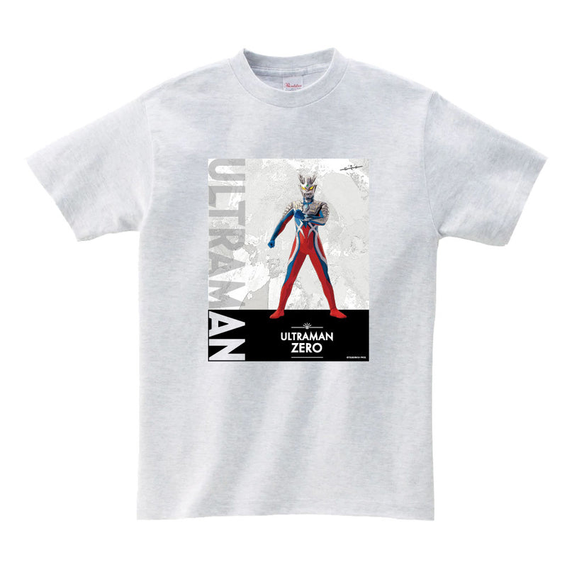 ウルトラマン Tシャツ ウルトラマンゼロ ウルトラマンシリーズ all-ultra アッシュ ULTRAMAN メンズ S ～ XXL 杢グレー [ulta00373120]