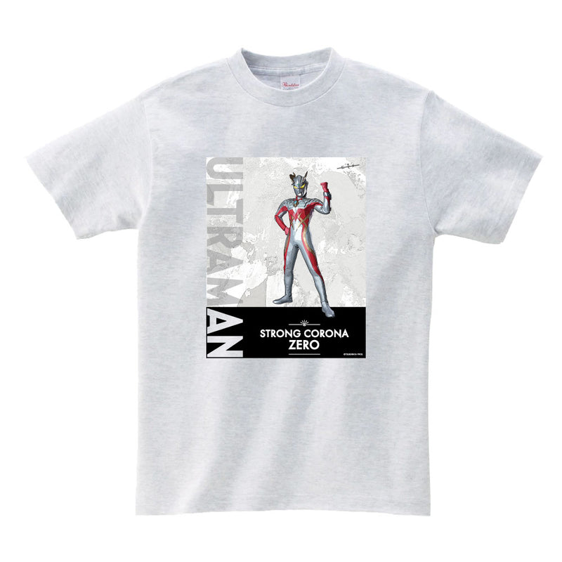 ウルトラマン Tシャツ ストロングコロナ ウルトラマンシリーズ all-ultra アッシュ ULTRAMAN メンズ S ～ XXL 杢グレー [ulta00393120]