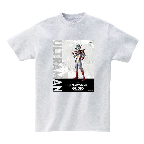 ウルトラマン Tシャツ ウルトラウーマングリージョ ウルトラマンシリーズ all-ultra アッシュ ULTRAMAN メンズ S ～ XXL 杢グレー [ulta00503120]