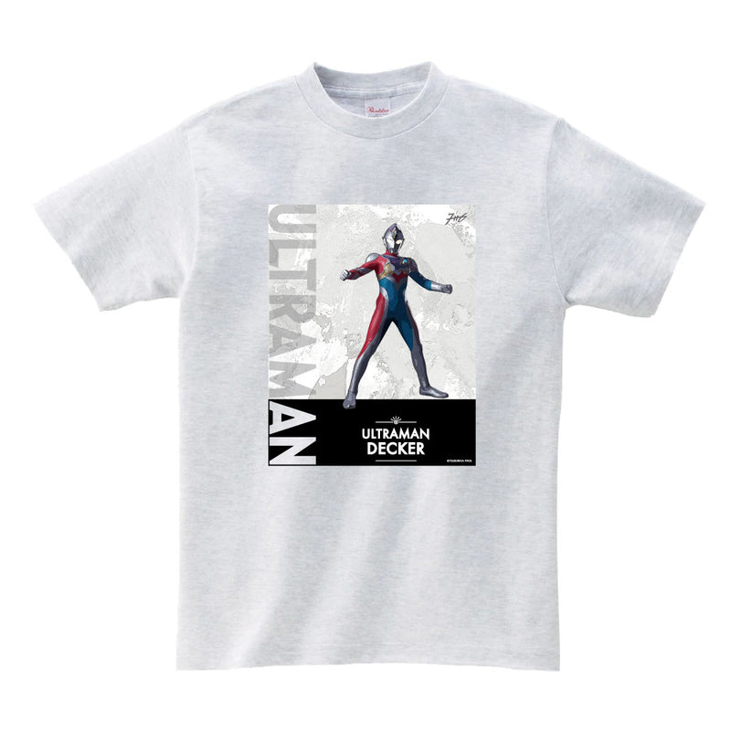 ウルトラマン Tシャツ ウルトラマンデッカー ウルトラマンシリーズ all-ultra アッシュ ULTRAMAN メンズ S ～ XXL 杢グレー [ulta00613120]