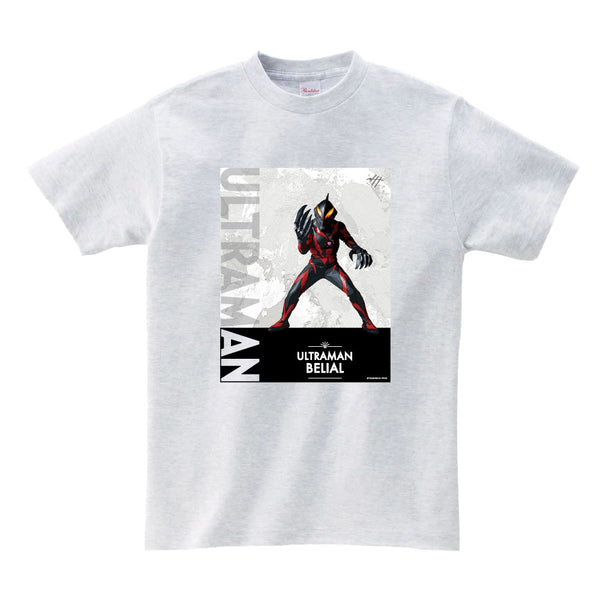 ウルトラマン Tシャツ ウルトラマンベリアル ウルトラマンシリーズ all-ultra アッシュ ULTRAMAN メンズ S ～ XXL 杢グレー [ulta00623120]