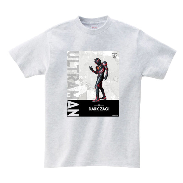 ウルトラマン Tシャツ ダークザギ ウルトラマンシリーズ all-ultra アッシュ ULTRAMAN メンズ S ～ XXL 杢グレー [ulta00653120]