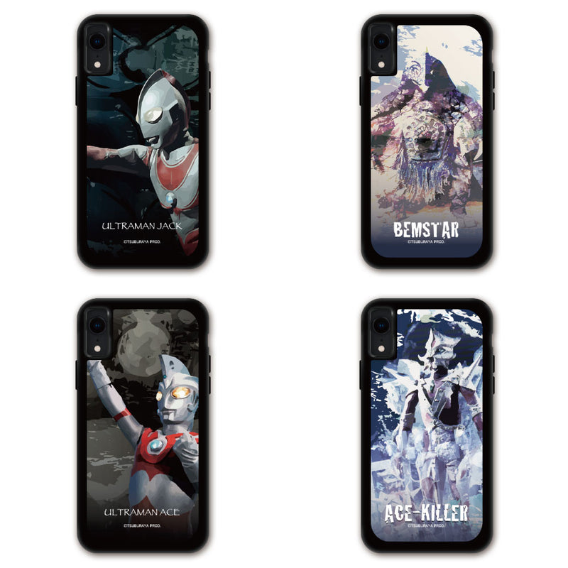 ウルトラマン iPhoneケース  ジャック エース ベムスター エースキラー  ウルトラ怪獣 パネルケース 耐衝撃 [uly70063361]