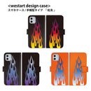 iPhone Android スマホケース 紅炎 カラー 手帳型ケース 全機種対応 westart 流星堂TOKYO [wsd60143171]