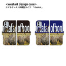 iPhone Android スマホケース Ostrich ブラック 手帳型ケース 全機種対応 westart 流星堂TOKYO [wsd60163171]