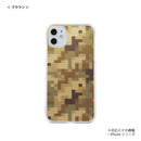 iPhone スマホケース デジカモ カーキ ハードケース クリア westart [wsh60013181]