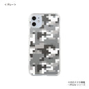 iPhone スマホケース デジカモ カーキ ハードケース クリア westart [wsh60013181]