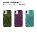 iPhone スマホケース psychedelic オレンジ ハードケース クリア westart [wsh60063181]