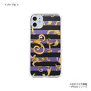 iPhone スマホケース フラワーフォン ブラック ハードケース クリア westart [wsh60073181]