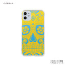 iPhone スマホケース Mask of Skull  イエロー ハードケース クリア westart [wsh60083181]