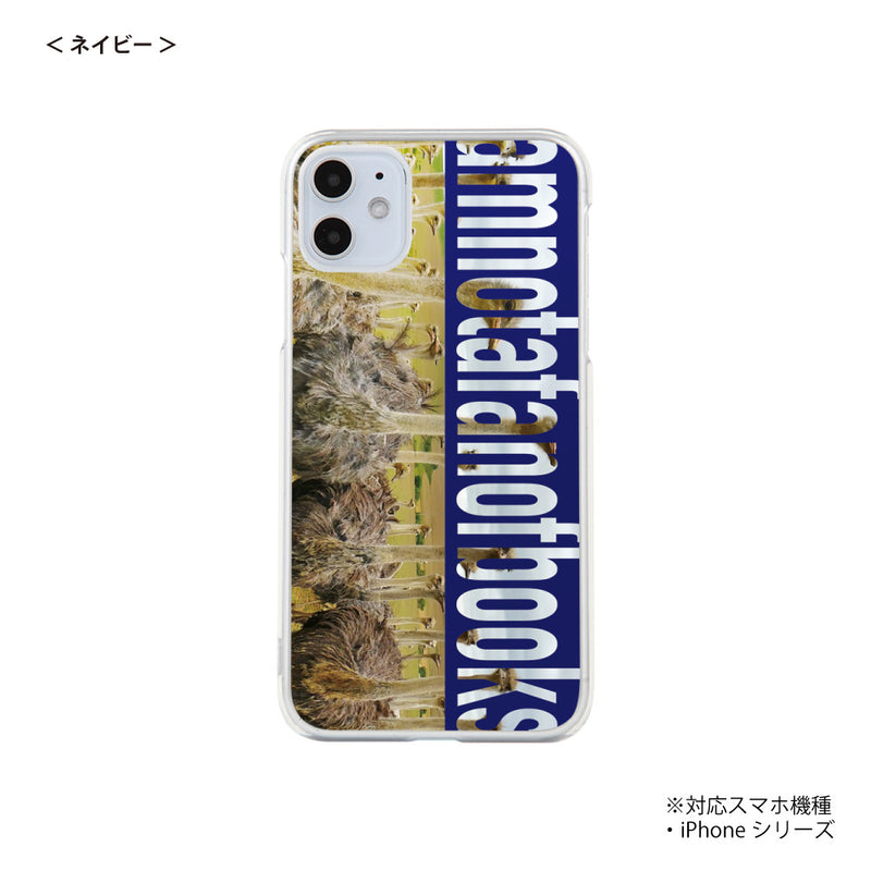 iPhone スマホケース Ostrich ブラック ハードケース クリア westart [wsh60163181]