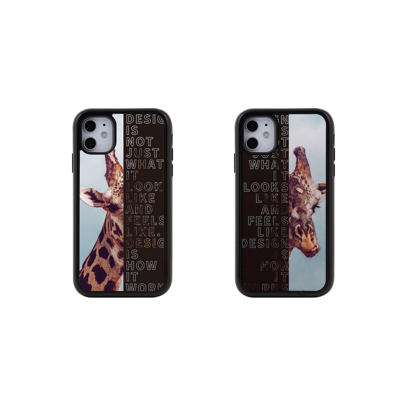 iPhone スマホケース Giraffe ネック パネルケース 耐衝撃 westart [wsy60153161]