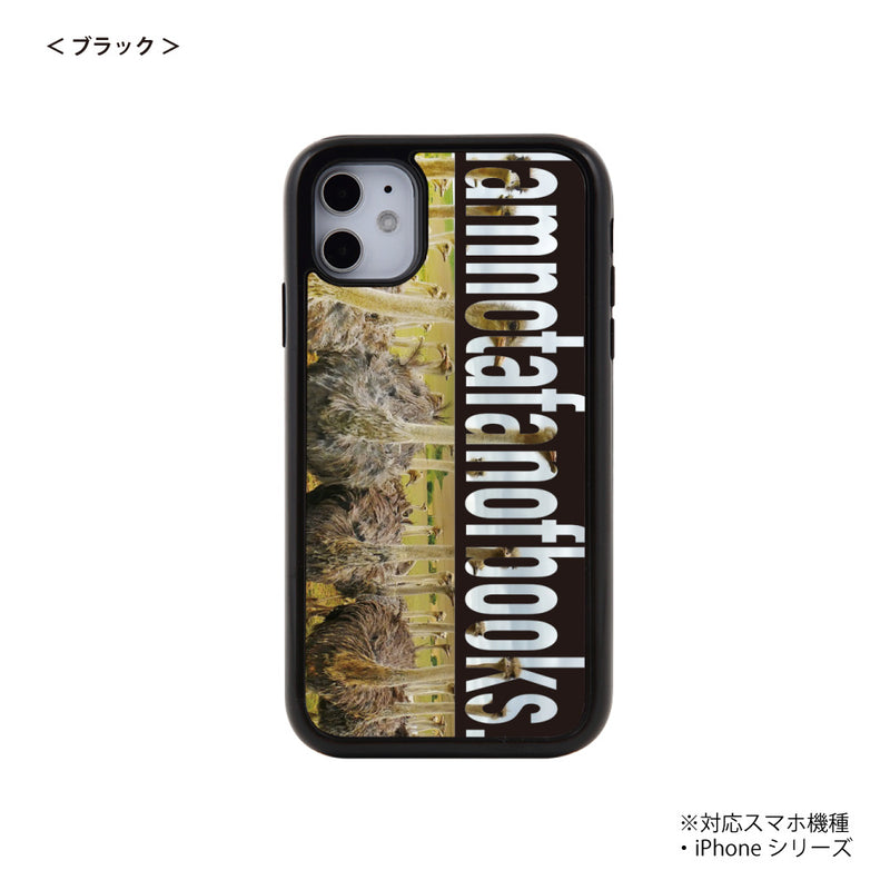 iPhone スマホケース Ostrich ブラック パネルケース 耐衝撃 westart [wsy60163161]